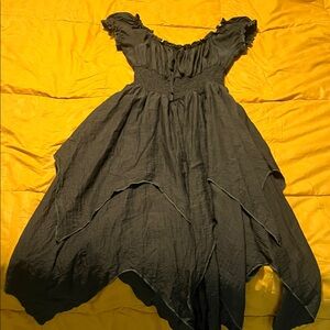 Dark Green Bohemian Dress